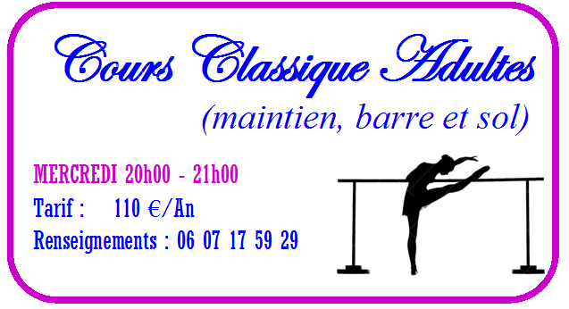 Cours classique adultes